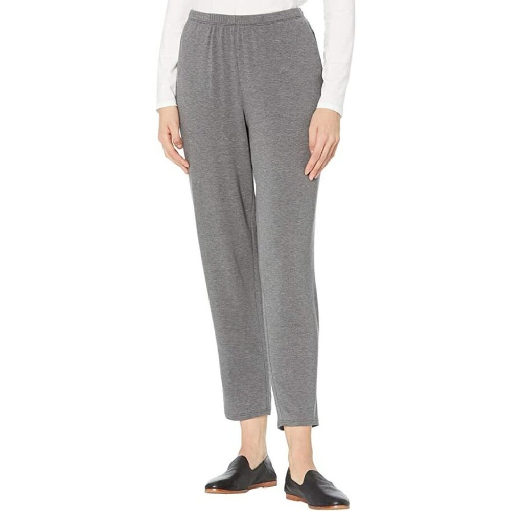NWT Eileen Fisher ASH Tencel Tapered Ankle Pants